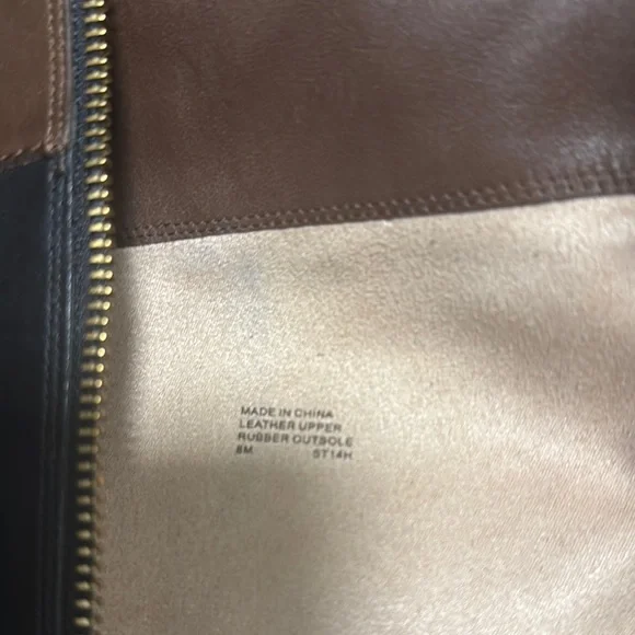 Michael Kors Black Mid-Calf Leather Boots - Picture 5 of 9